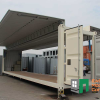 hydraulic open side container